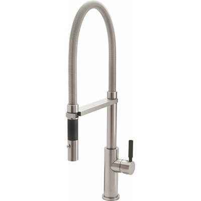 Corsano Contemporary Culinary Pull-Out Kitchen Button Sprayer with BST Series Handle