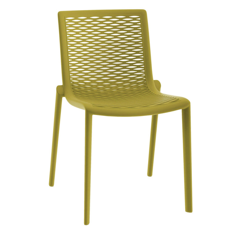 Chaise d'appoint Netkat, Vert olive