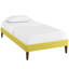 Lit en tissu de polyester et bois avec pieds fuselés carrés Sharon-114939664-114939756