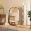 Miroir ovale en métal-1831349745-1831349744