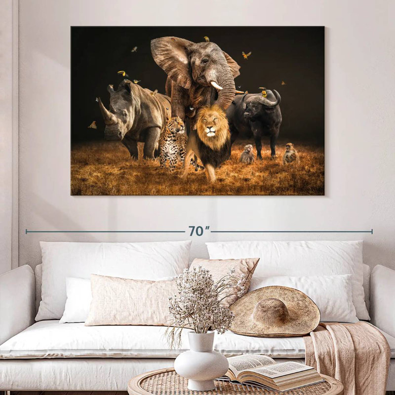 Brampt Big 5, 34" H x 51" W