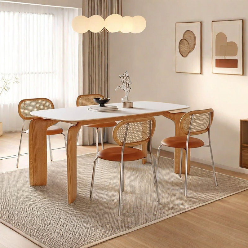 Table de salle à manger Modern, H 29,5 po x L 70,9 po x l 35,4 po