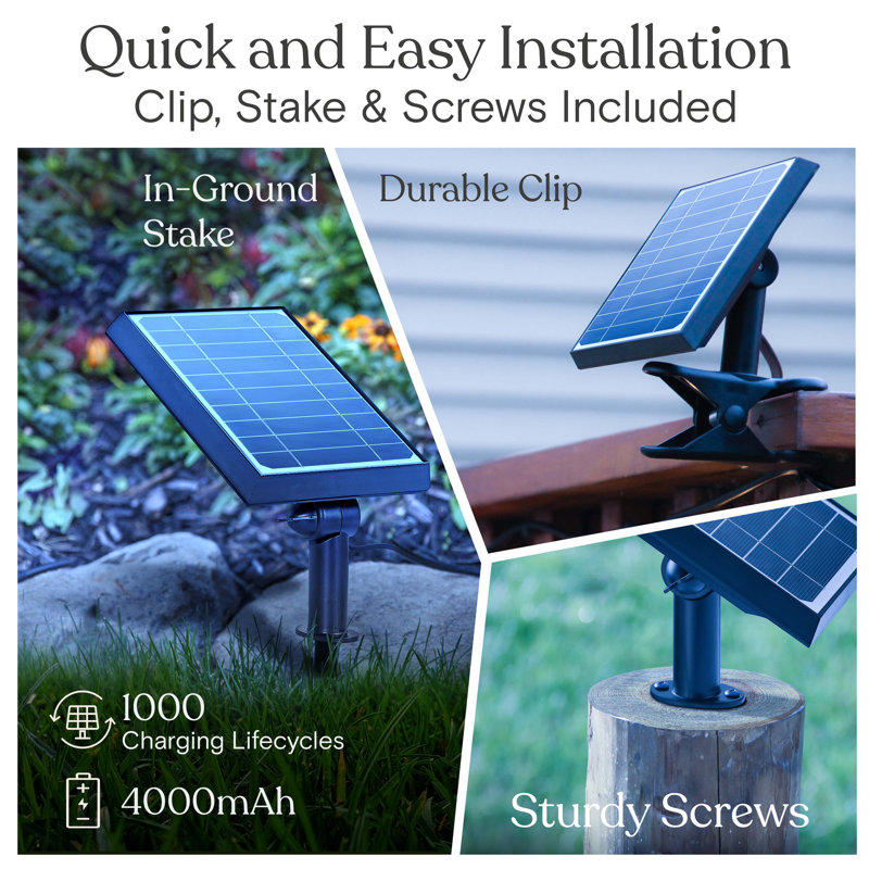Panneau solaire 4W pour guirlandes lumineuses Brightech seulement