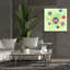 «Swirling Big Heart» par Art Licensing Studio, art mural sur toile, 37 po x 37 po