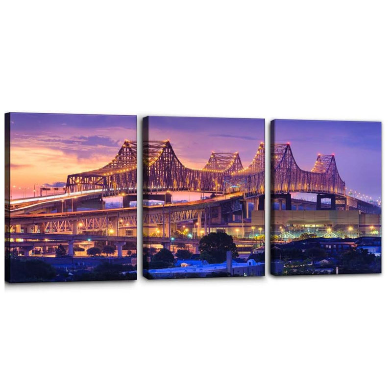 3 Piece Wrapped Canvas Print