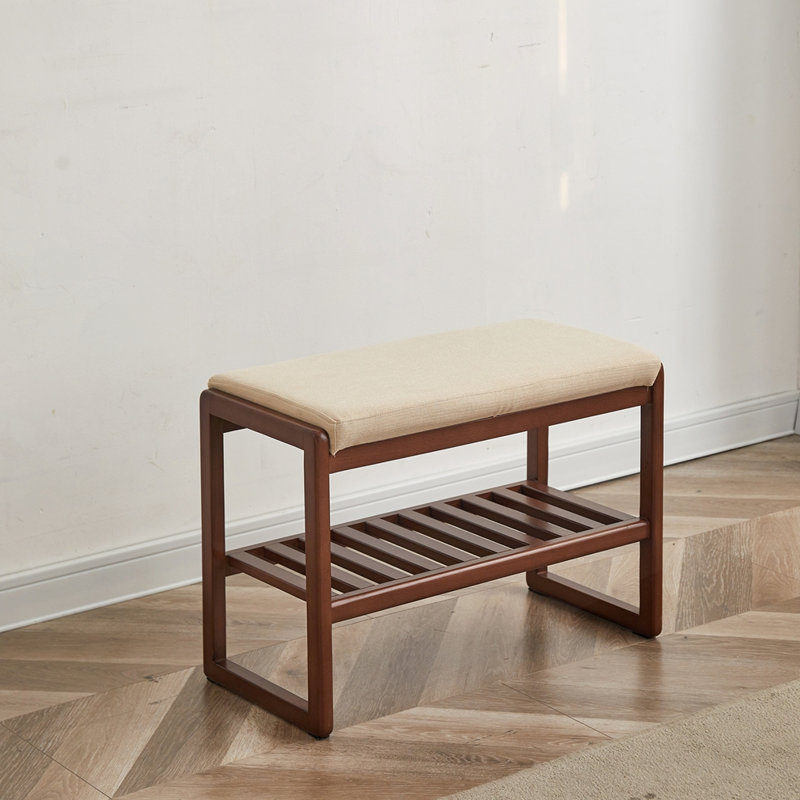 Banc à chaussures en bois massif