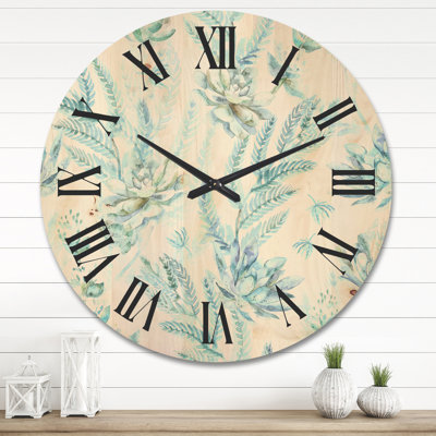 Solid Wood Wall Clock