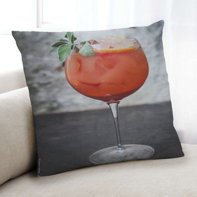 Drinks Cocktails 14 Throw Pillow