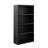 Poularies Solid Wood 60 inch High Three Shelf Bookcase, No Assembly Required-122352660