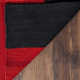 Penacook Abstract Handmade Flatweave Wool Red Area Rug