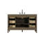 Meuble-lavabo simple 54 po en chêne chocolat-588349403-588349404
