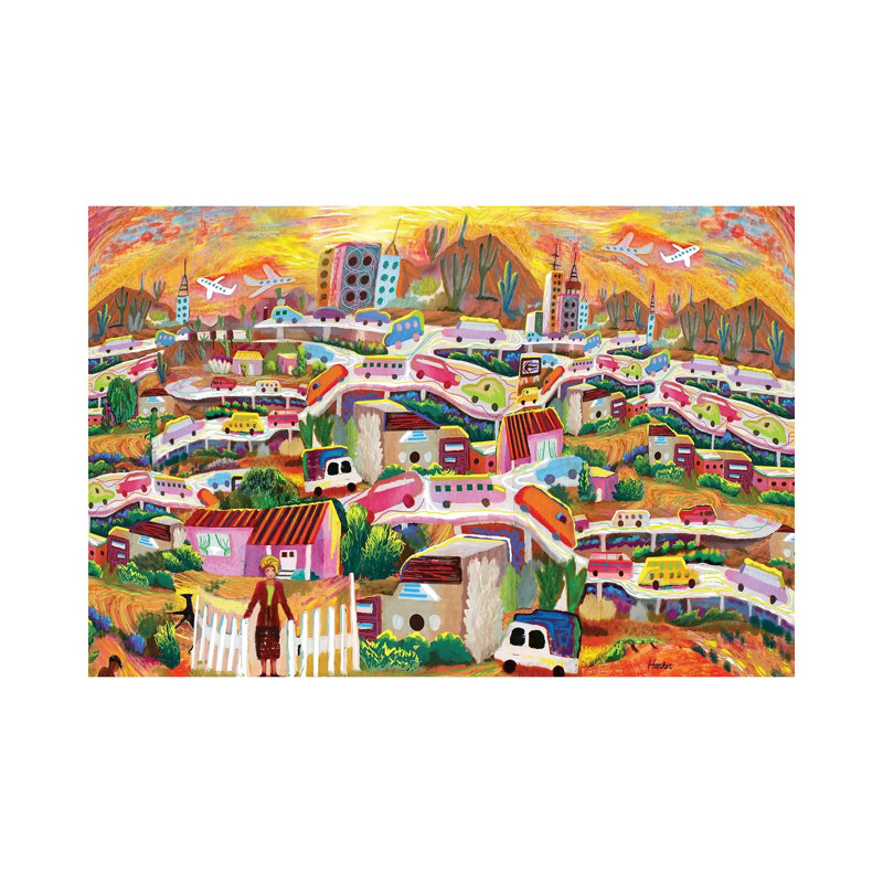«La Finikera» par Charles Harker, impression sur toile tendue, H 18 po x l 26 po x P 1,5 po