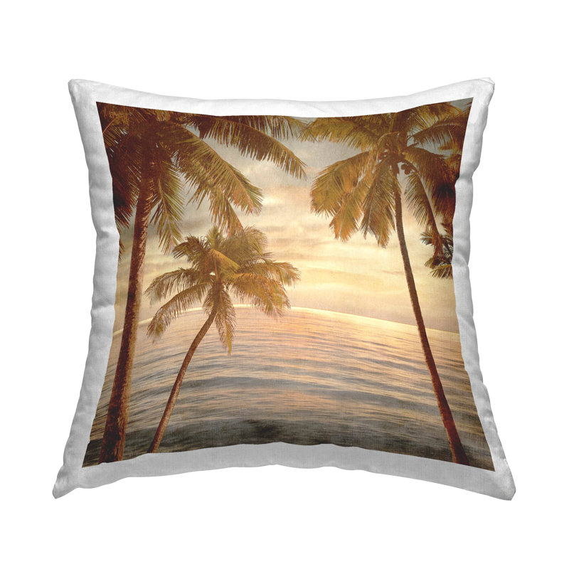 Polyester Throw Square Pillow Cover & Insert
