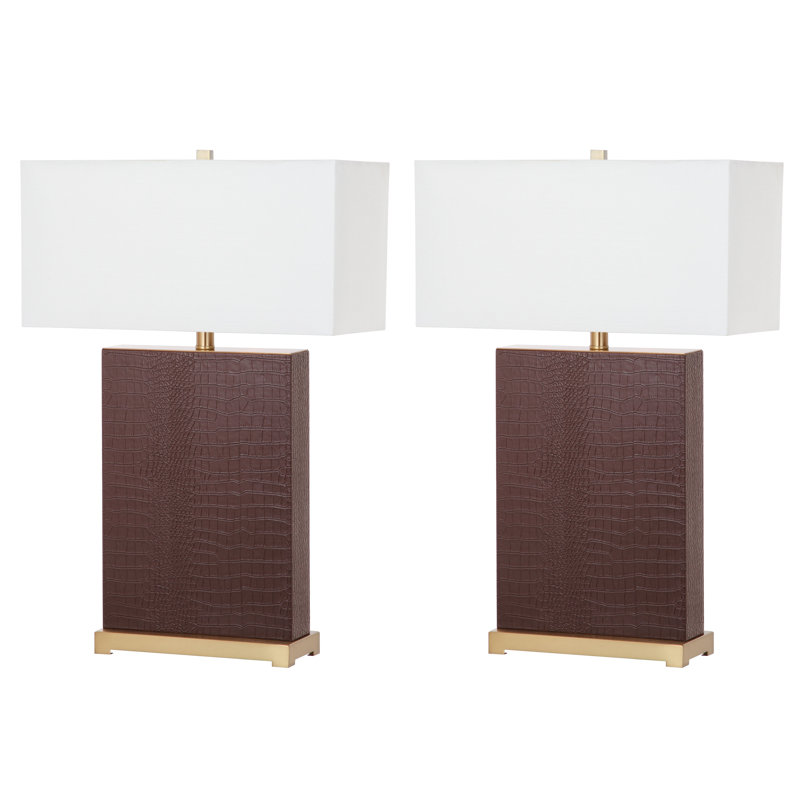 Ensemble de lampes de table 28 "Chansoo, Brun
