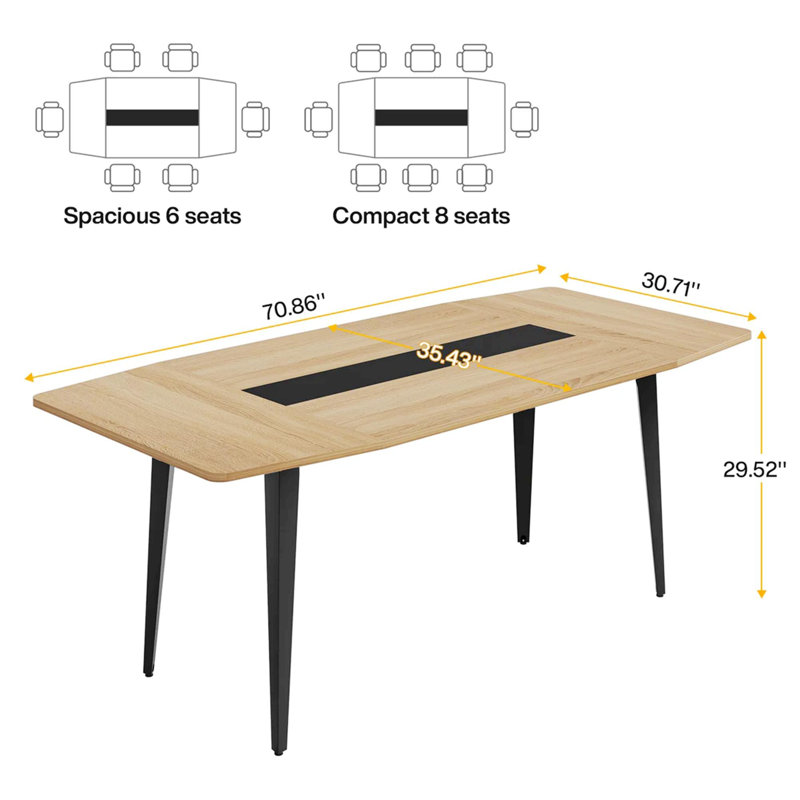 Boat Shaped Office Table, Writing Desk