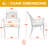 Decklan 5 - Person Patio Dining Set Round Table with Cushions Included