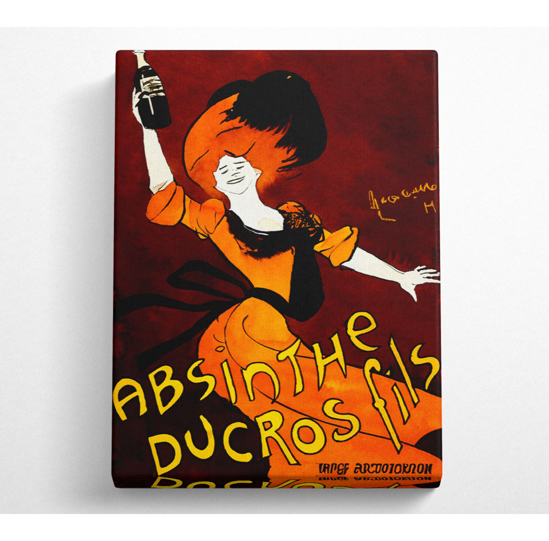 Absinthe Ducros Fils - Kunstdrucke auf Leinwand - Wrapped Canvas