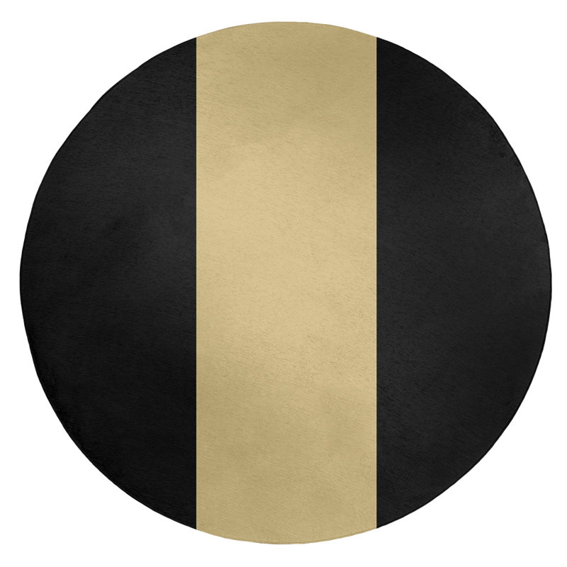 Chenille Indoor Rug, Round 5'