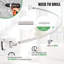 78cm Curved Wall Shower Curtain Pole-1339152976