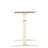 47" White Rectangular Standing Desk, Manual Height Adjustment For Optimal Office Use Desk In Color - Adjustable, Strong Build, Accommodates Dual Monitors & Laptop