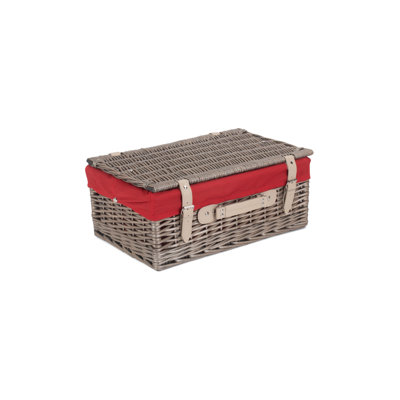 Wicker Basket with Lining