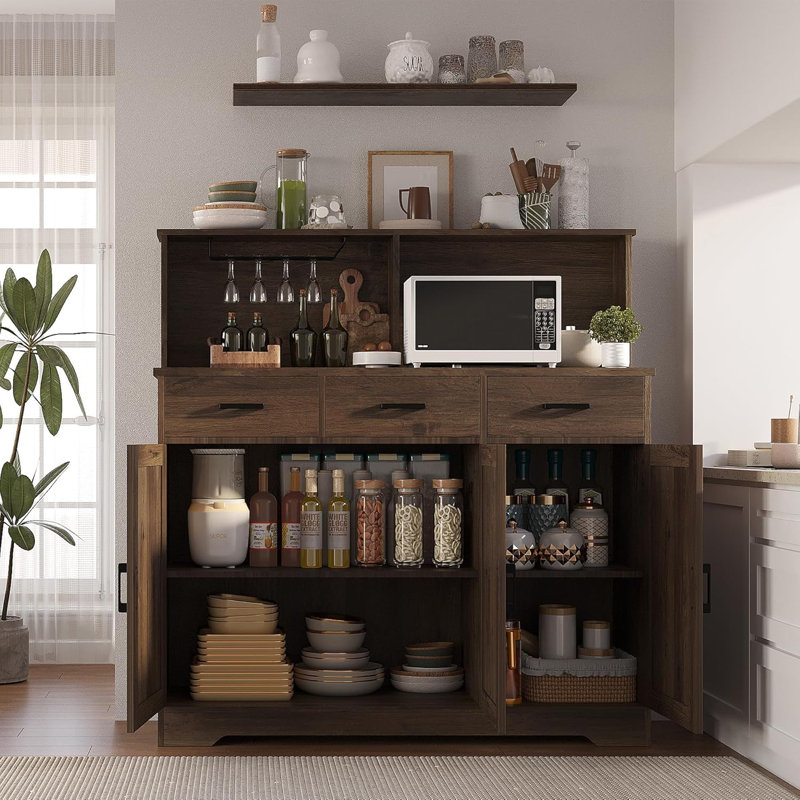 49.4cm Kitchen Pantry, Brown