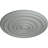 Endurathane Carton Ceiling Medallion, 12 5/8"OD x 1"P (For Canopies up to 2 5/8"), Factory Primed