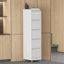 Classeur vertical polyvalent à 5 tiroirs en métal avec serrure et roulettes, idéal pour le rangement et l'organisation de documents à la maison et au bureau