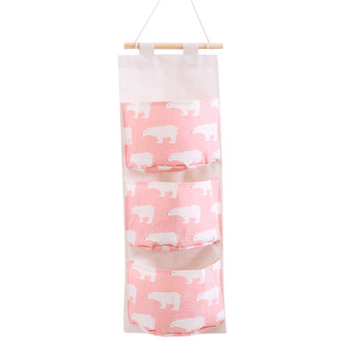 LWVITH Cotton Linen + Wood Storage Bag