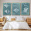 «Midnight Tulip IV», ensemble de 3 reproductions sur toile-97708665-97708662