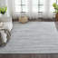 Plamena Hand Loomed Plaid Area Rug in Gray-930661272