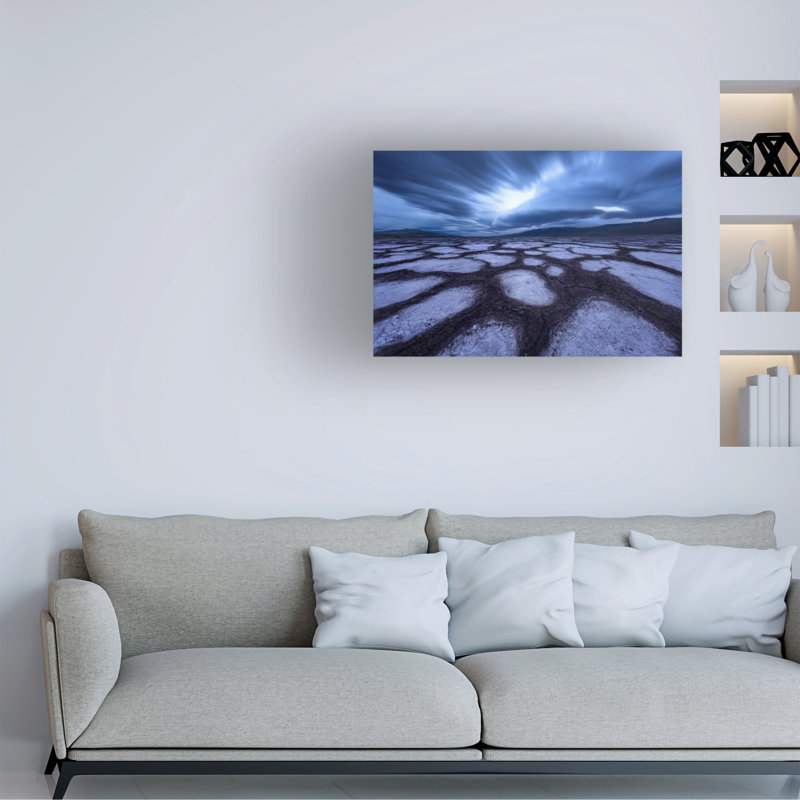 Art sur toile «Valley Qiang Huang», H 16 po x l 24 po