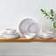 Mikasa Isla Pink 12-Piece Stoneware Dinnerware Set