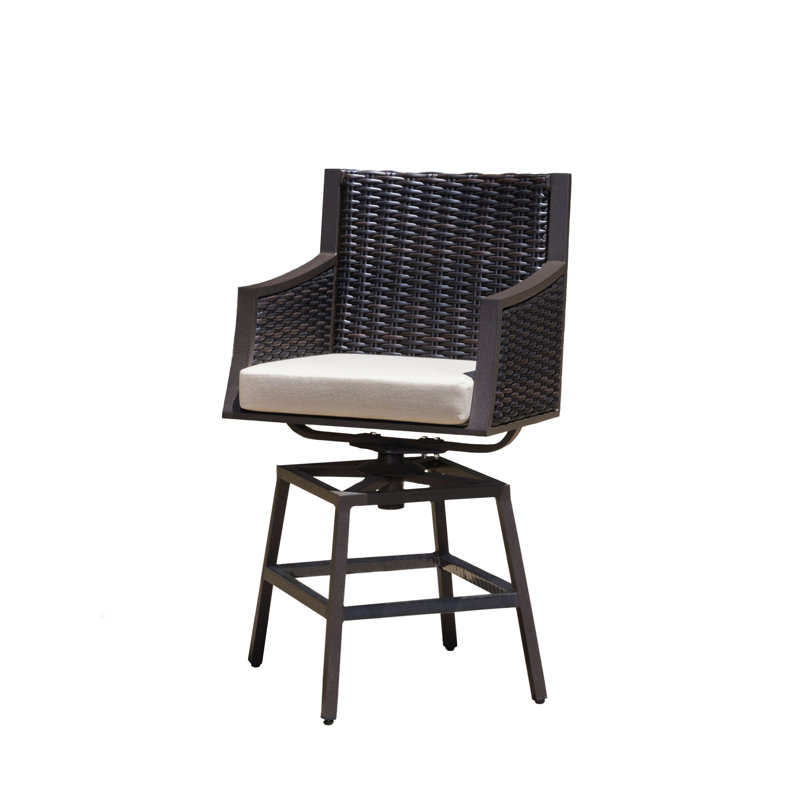 Patio Bar Stool with Cushion