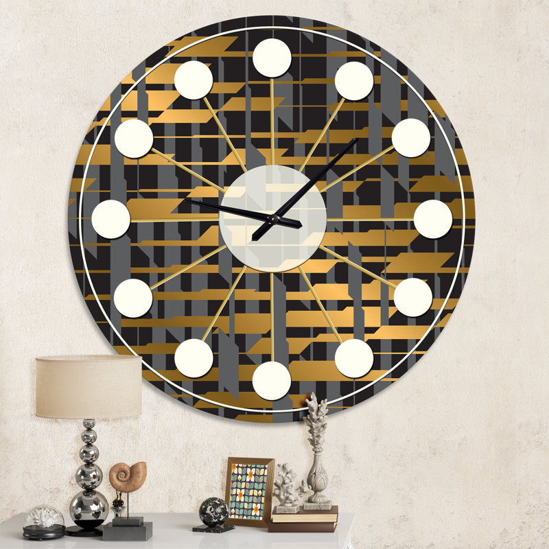 Horloge murale Mid-Century, Moyenne
