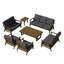 Ensemble de conversation extérieur 8 pièces Shweta, parfait pour recevoir avec les tables incluses-963930748-963930749-963939470
