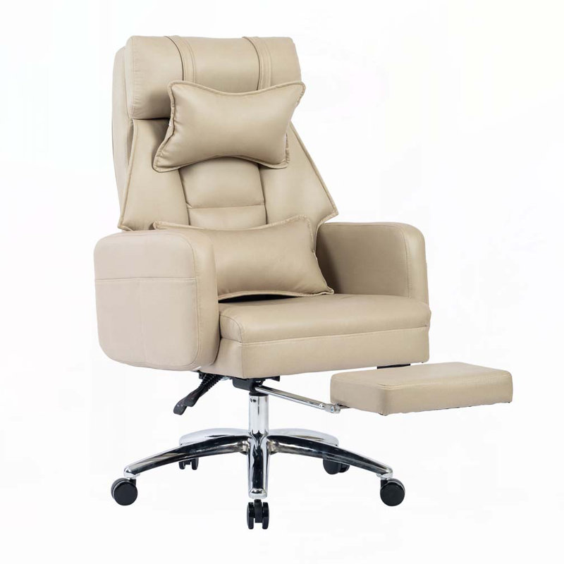 Swivel Ergonomic Office Chair, Beige