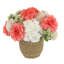 Hydrangea and Dahlia Arrangement in Rope Pot