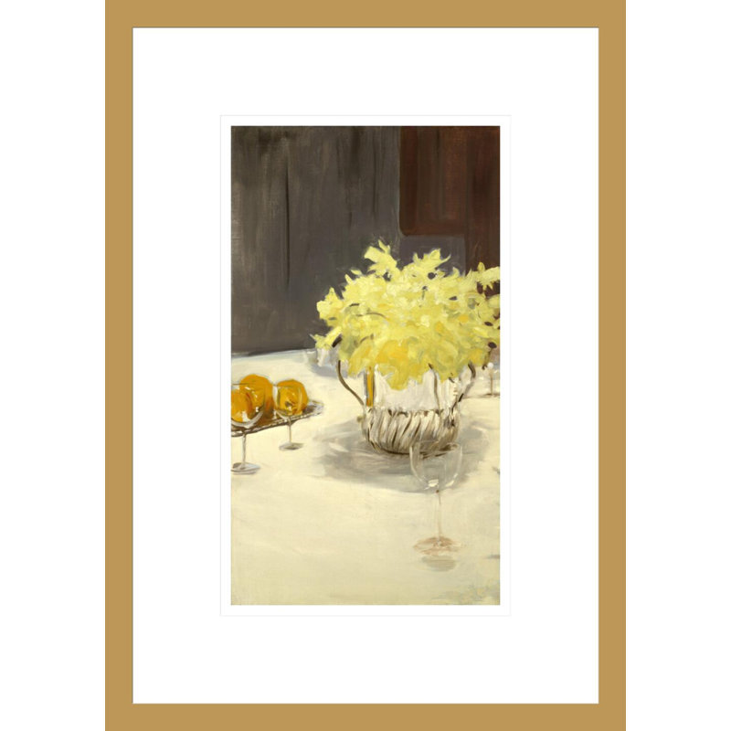 Nature morte aux jonquilles - John Singer Sargent - Impression numérique sur toile, H 16,75 po x l 11,92 po