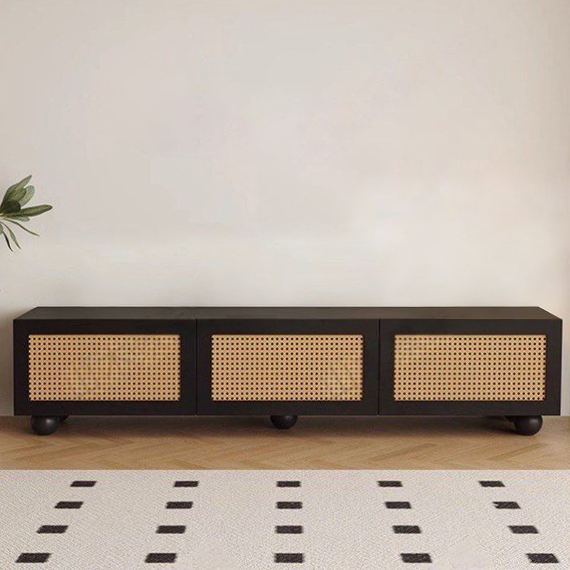 Meuble télé en bois manufacturé rétro, 62.99