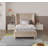 Hridhaan Upholstered Unfinished Wingback Bed-89228077-89228078