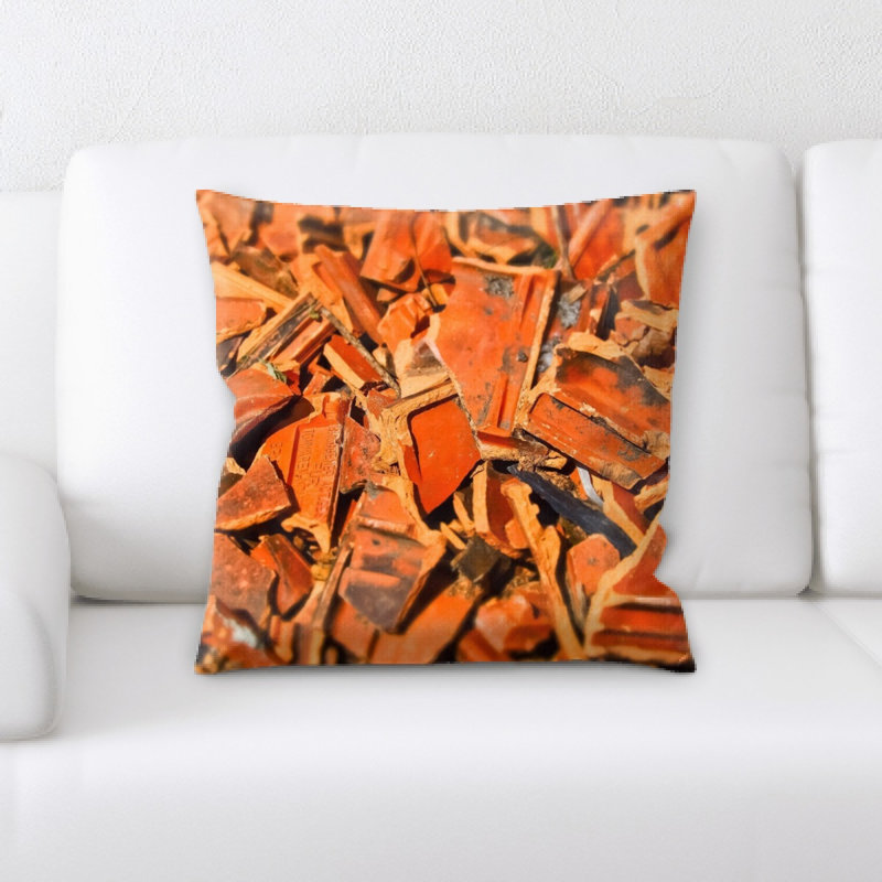 Coussin décoratif carreaux de toit