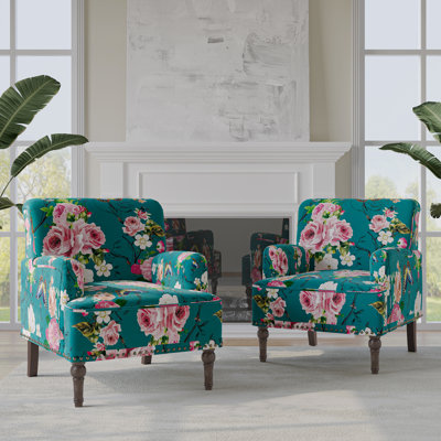 Arian 73 Cm Wide Linen Armchair