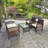 Rowes 4 - Person Patio Dining Set with Rectangular Table , Cushions Included