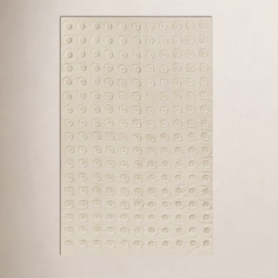 Virginie Beige Hand-Woven Wool Rug