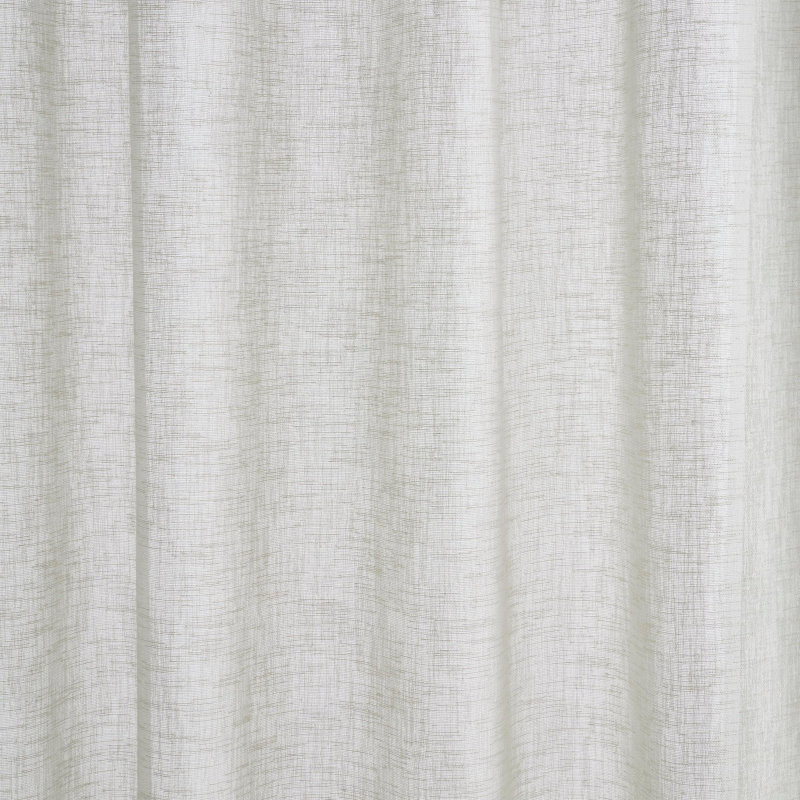 Protivin Semi Sheer Curtain Single Panel, Width 182 x Drop 140 cm, Natural