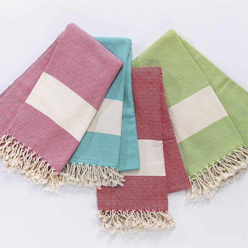 Cato Throw Blanket, Red