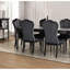 Chaise de salle à manger 2 pièces Glam Style-152992079-152992078