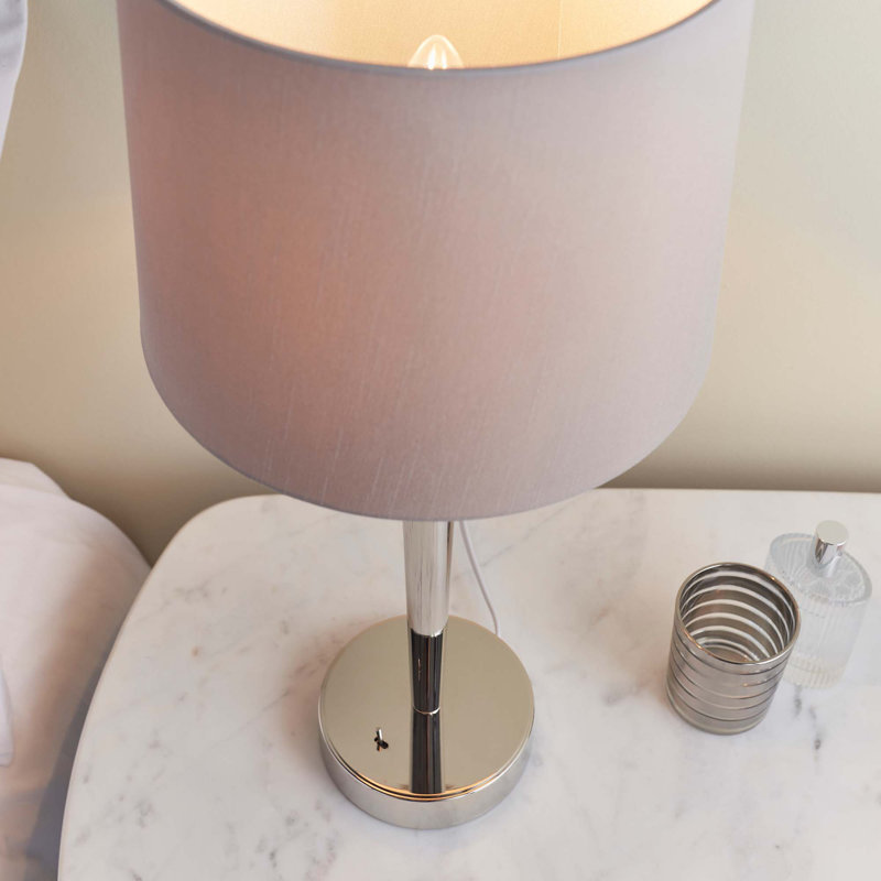 Masonic Metal Table Lamp
