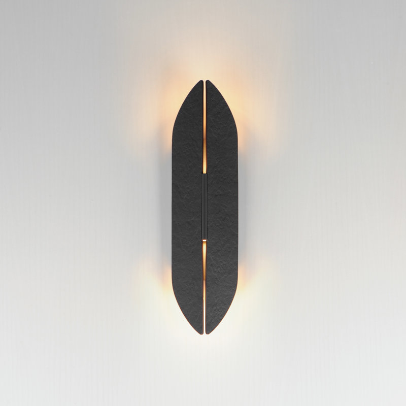 Applique murale en aluminium Cudjoe, H 18 po x l 4,75 po x P 3,75 po